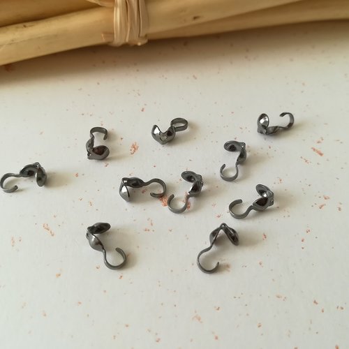 30 caches nœud gunmétal avec crochet