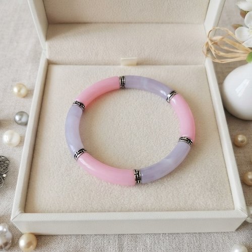Kit bracelet fil élastique et perles incurvées