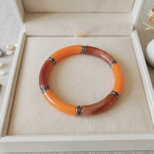 Kit bracelet fil élastique et perles incurvées