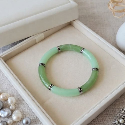Kit bracelet fil élastique et perles incurvées