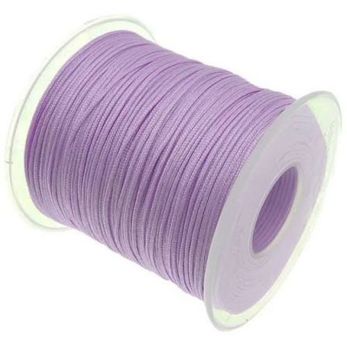 5 m fil nylon 1 mm lilas