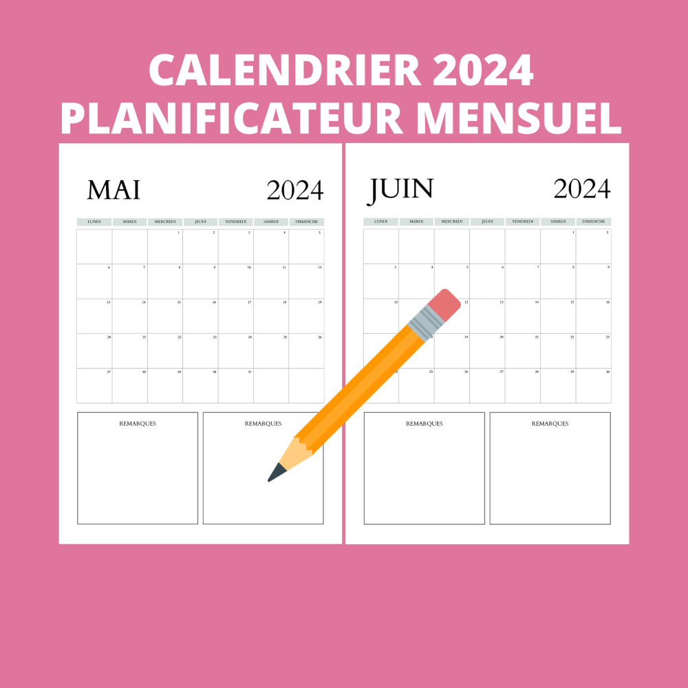 1 Pièce Calepin De Gestion Du Temps De Planificateur De Calendrier 2024
