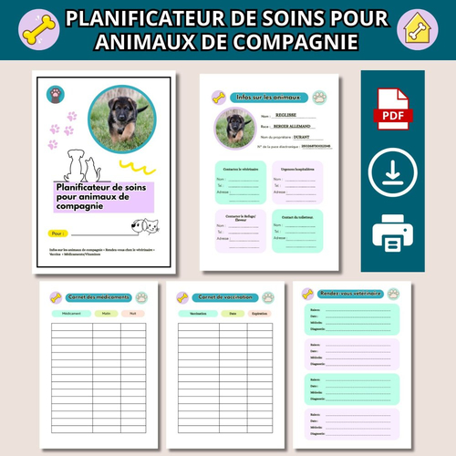 Carnet de santé pour animaux de compagnie  – suivi médical, vaccins et rdv vétérinaires
