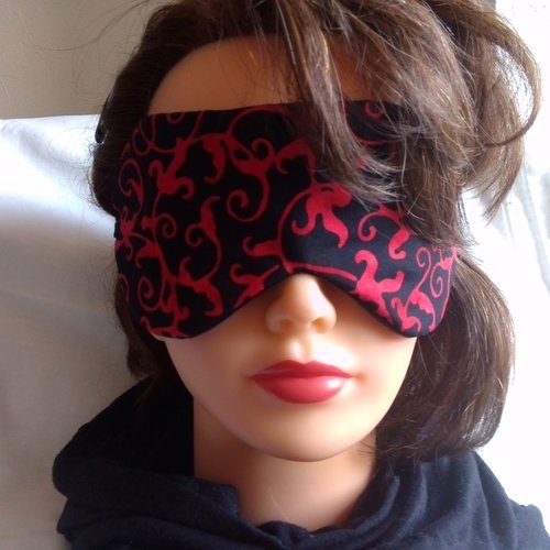 Masque de nuit ou masque de sommeil, protection lumière - tissu japonais