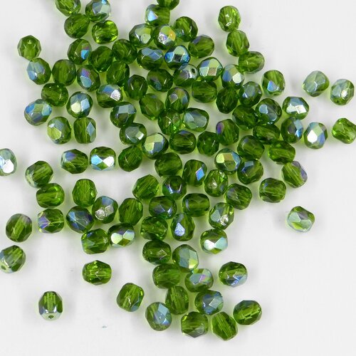 SAPPHIRE BLUE c dfx 30 FACETTES RONDES 6 MM Cristal de Bohême