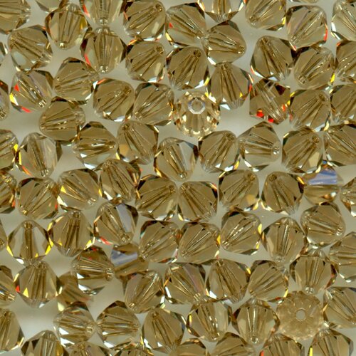 T8 5301 LCT *** 8 toupies cristal Swarovski réf 5301 8mm LIGHT COLORADO TOPAZ