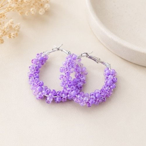 Créoles violettes