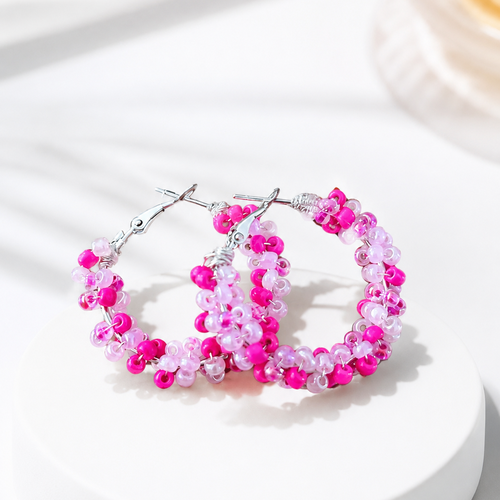 Créoles roses