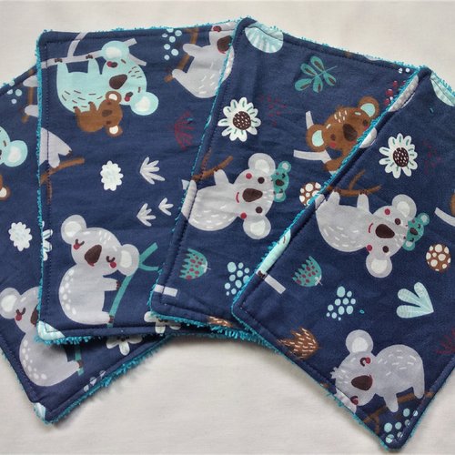 Lot de 4 lingettes grandes tailles