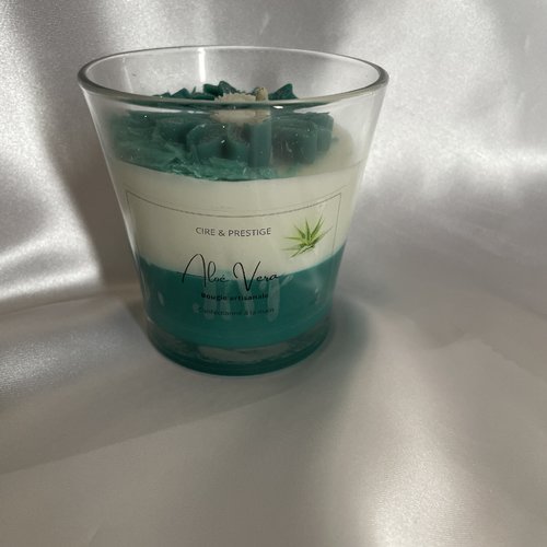Bougie coulée aloé vera