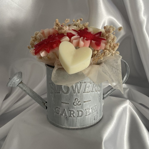 Bouquet parfumé rouge et blanc