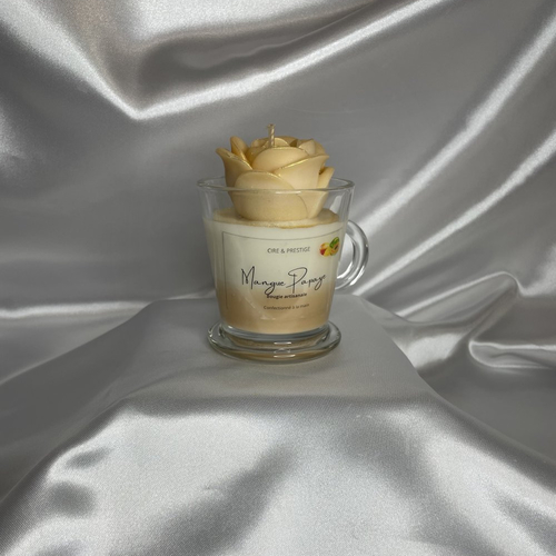Bougie coulée mangue papaye