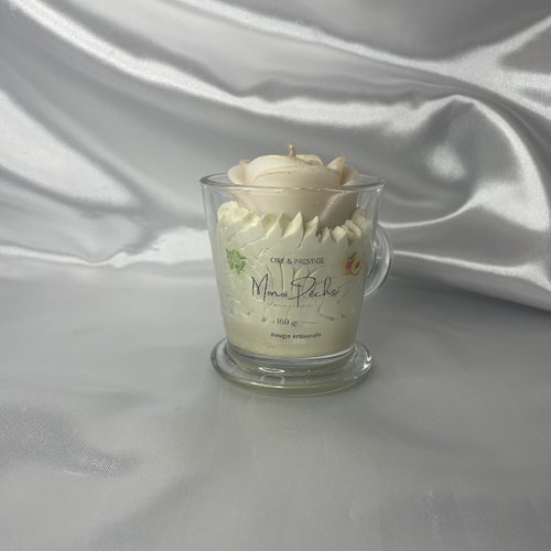 Bougies gourmandes monoï, pêche