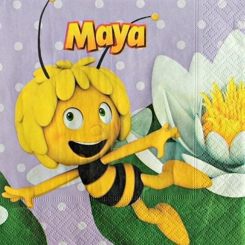 Serviette Papier Maya L Abeille 011 Un Grand Marche