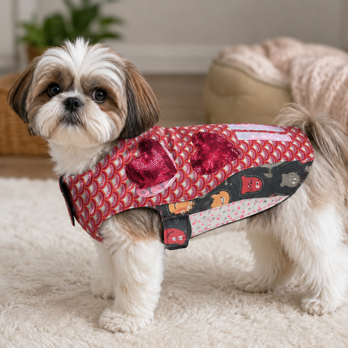 Manteau pour chien taille m (yorkshire, bichon, caniche nain ou chien ayant ce type de gabarit)