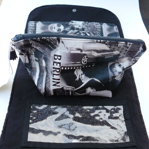 Combiné trousse et trousse à maquillage