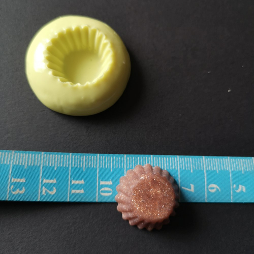 Moule base de cupcake "effet caissette" 23 mm