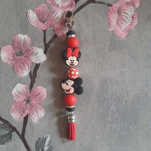 Porte clé mickey et minnie