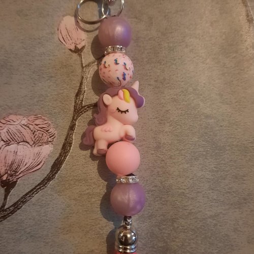 Porte clé licorne