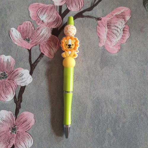 Stylo rétractable petit lion