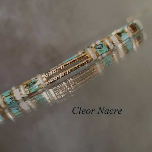 Bracelet miyuki tila pour femme bracelet japonais en perles de verre et plaqué or bijoux turquoise or chic