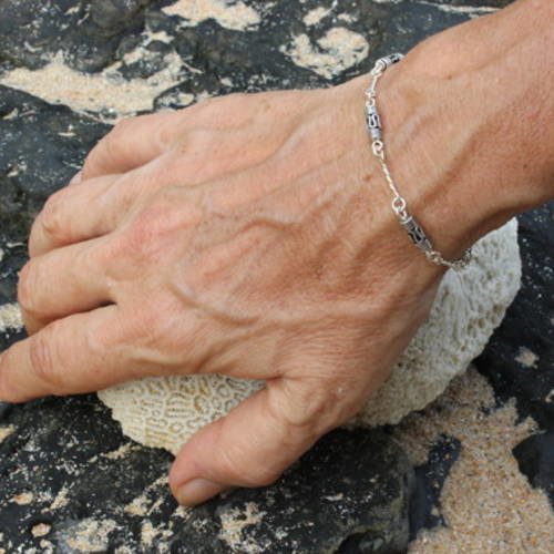 Grosse bague argent ou laiton - Mosaik bijoux indiens