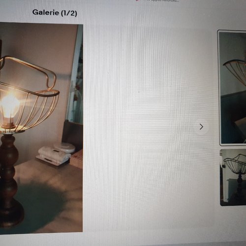 Lampe corbeille esprit aladdin
