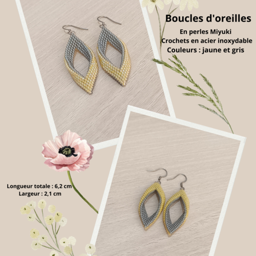Boucles d'oreilles "gouttes d'amour"