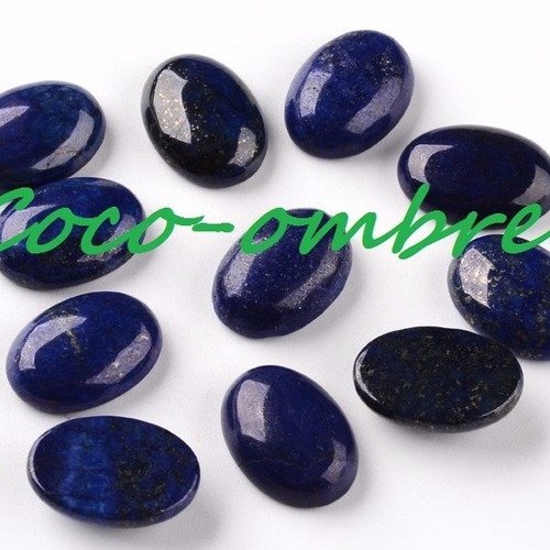 1 cabochon lapis lazuli 18x13x6