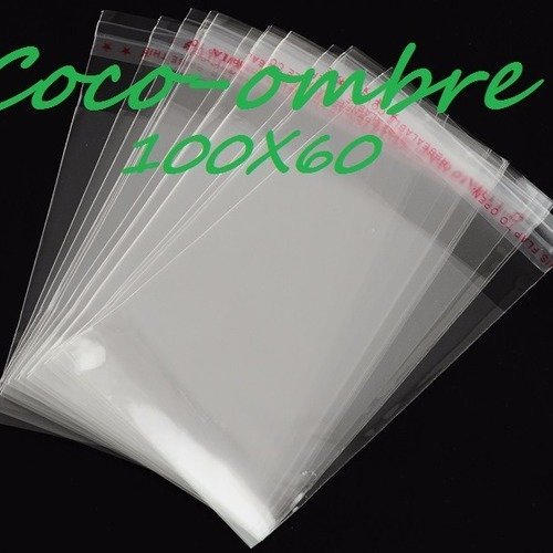 100 sacs cellophane 100x60