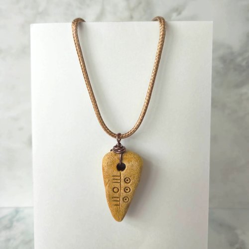 Bijou celtique sur cordon, collier rune nordique, pendentif viking original