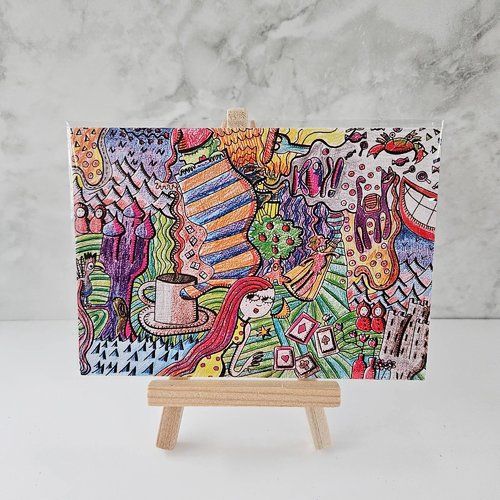 Carte dream - dessin naif par cocoflower