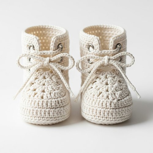 Chaussons bébé au crochet