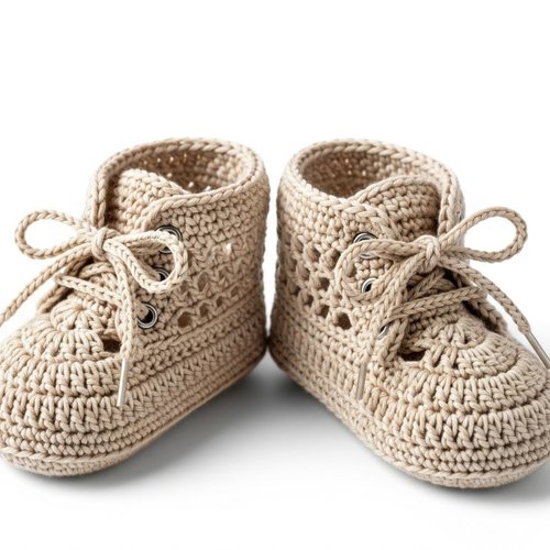 Chaussons bébé au crochet