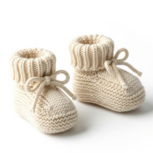 Chaussons bébé tricotés