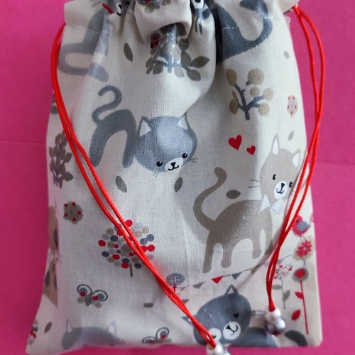 Mignonne pochette en coton