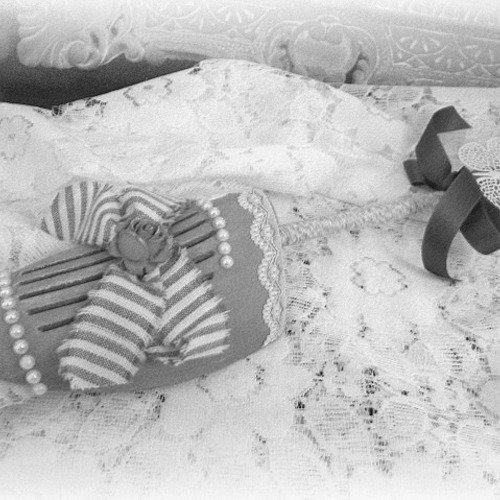 Embauchoir en bois de style shabby chic