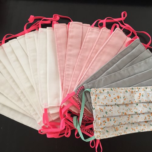 Lot de 14 , masque en tissu, masque enfant