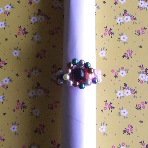 Bague en perles