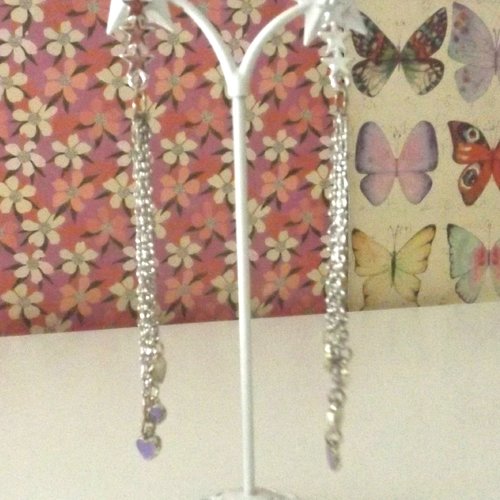 Boucles d'oreilles"petits coeurs"