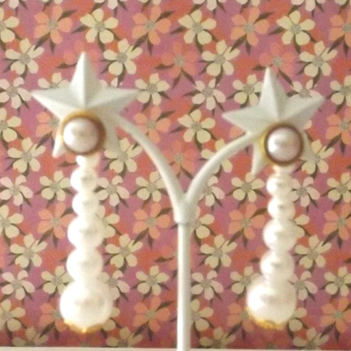 Boucles d'oreilles en perles