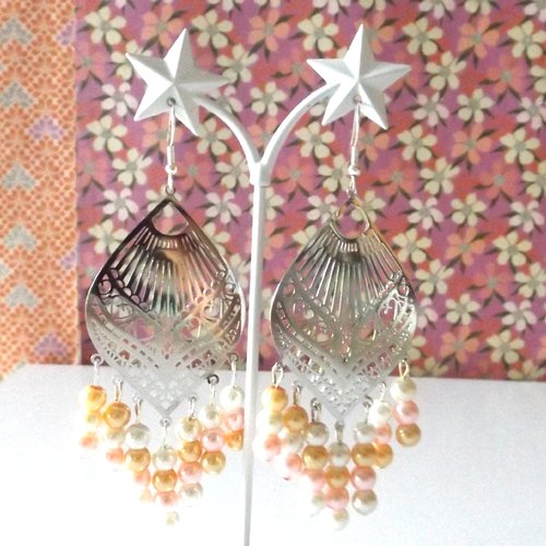Boucles d'ooreilles perles