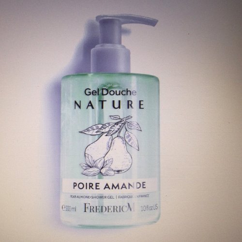 Gel douche nature à la poire et à l'amande