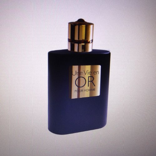 Eau de toilette pour hommes "une vie en or"