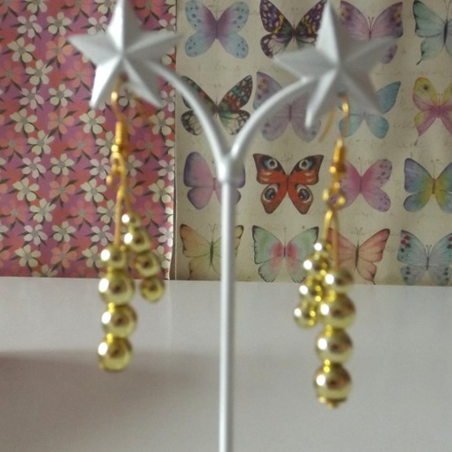 Boucles d'oreilles en perles