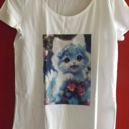 Tee shirt pour femmes "chaton"