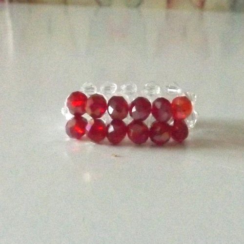 Bague en perles