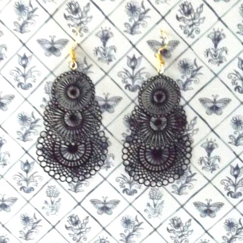 Boucles d'oreilles"mandala"