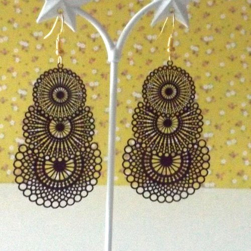 Boucles d'oreilles"mandala"