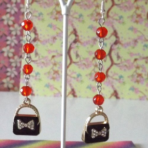 Boucles d'oreilles "petit sac"